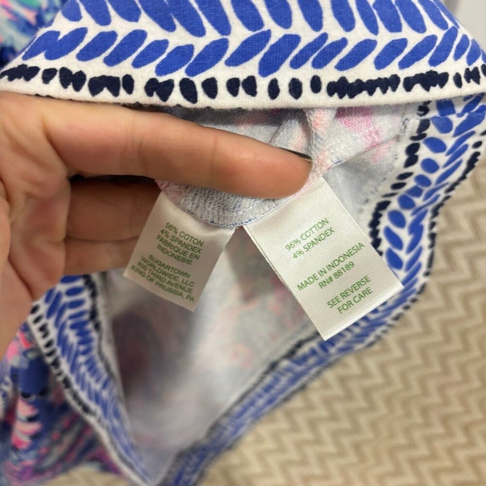 Lilly Pulitzer Women's UPF 50+ Skipper Popover Terry Dress Cabana Cocktail XS - Picture 6 of 7